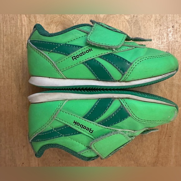 REEBOK Royal Classic Turtle 2 Pair Bundle Toddler Green Sneakers - Picture 8 of 16